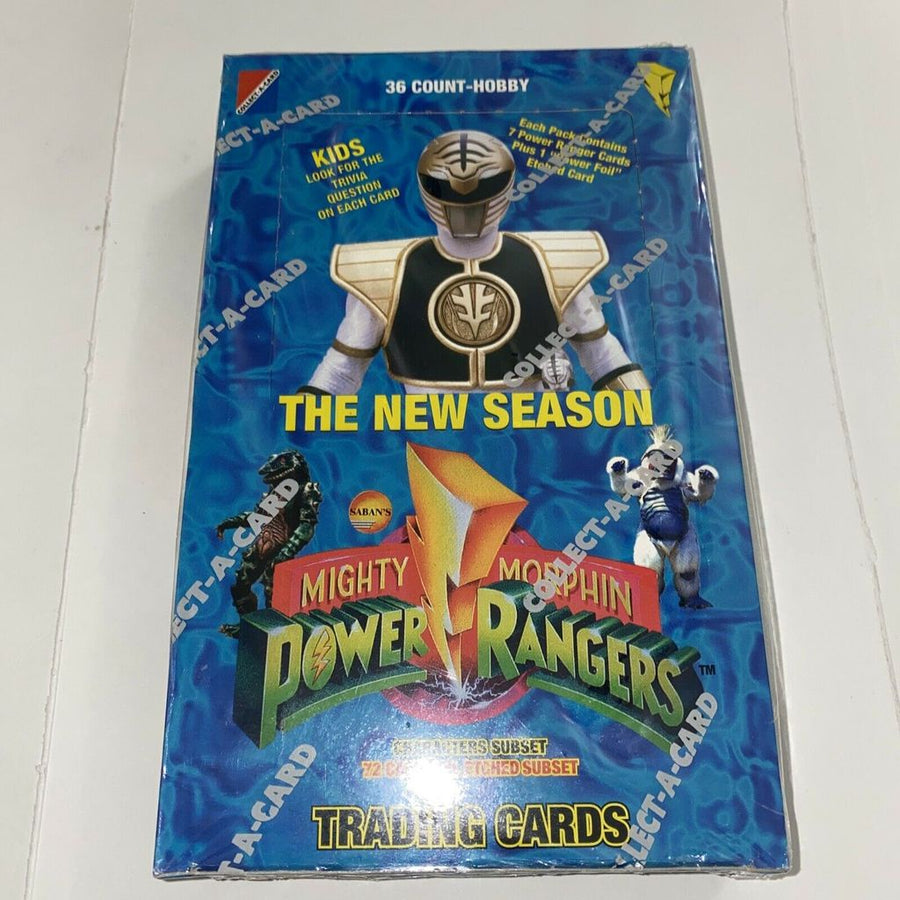 1994 Mighty Morphin Power Rangers: The New Season Trading Cards - Hobby Box | The CG Realm