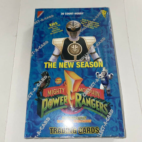 1994 Mighty Morphin Power Rangers: The New Season Trading Cards - Hobby Box