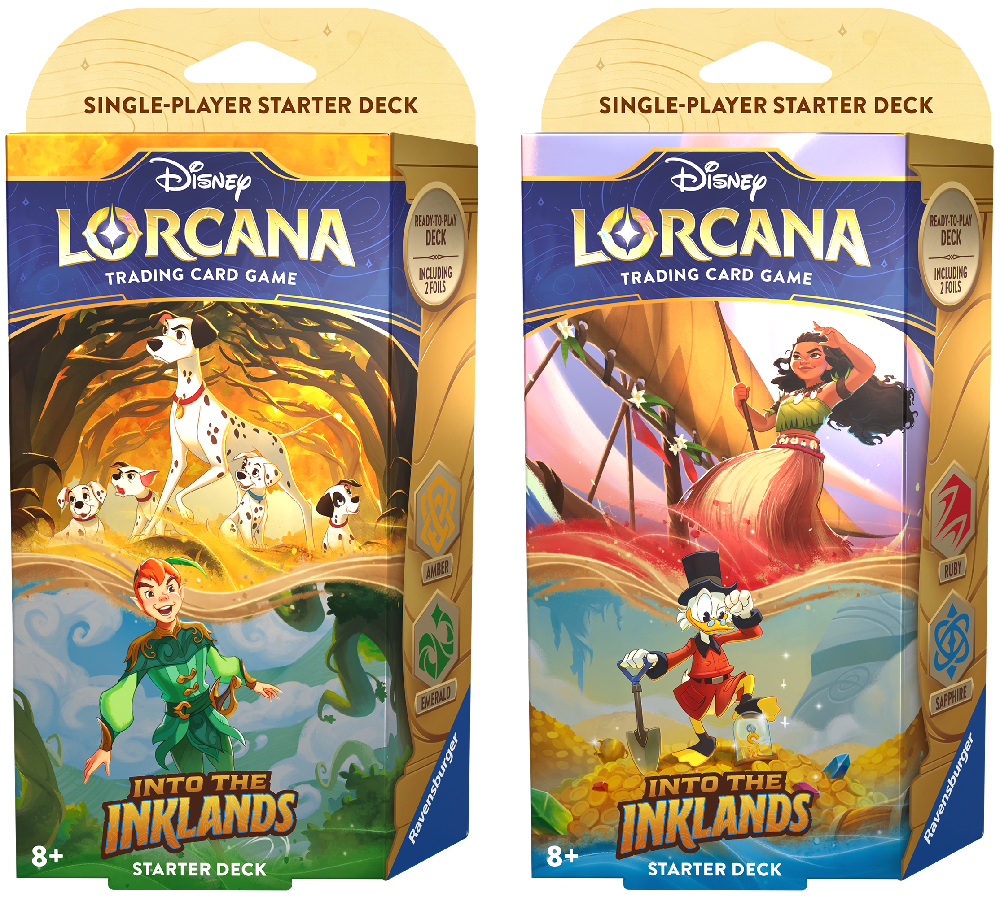 DISNEY LORCANA INTO THE INKLANDS STARTER Deck (Release Date:  2024-02-23) | The CG Realm