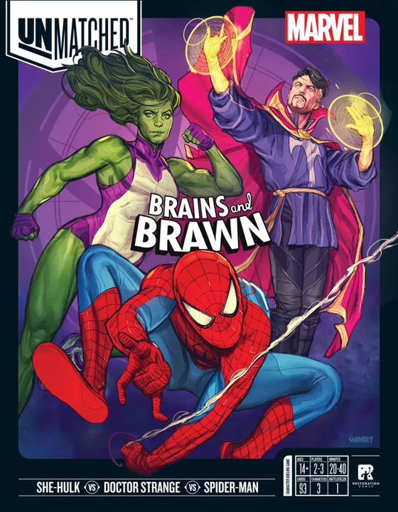 UNMATCHED MARVEL BRAINS AND BRAWN