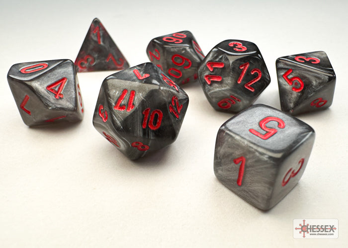 MINI VELVET 7-DIE SET BLACK/RED