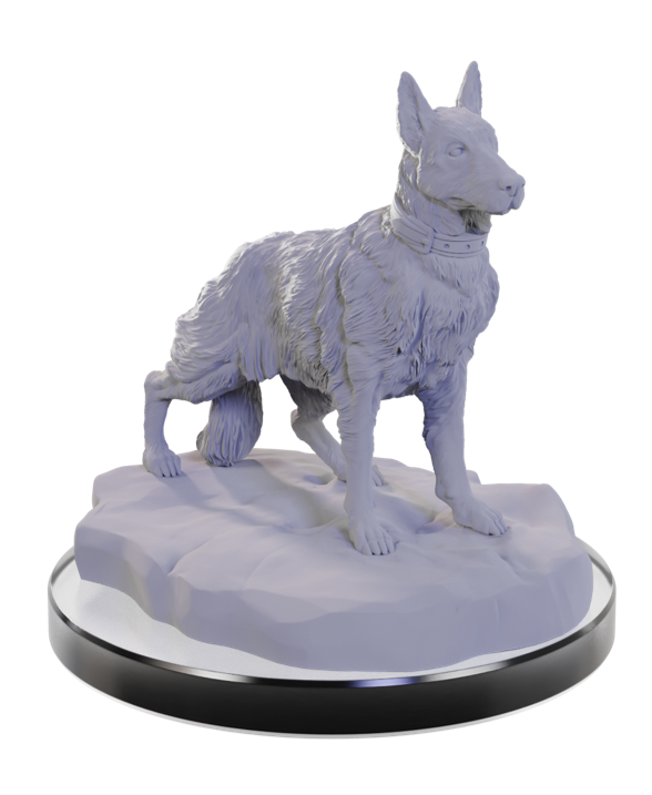 WIZKIDS UNPAINTED MINIS WV22 DOG COMPANIONS | The CG Realm