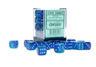 GEMINI 36D6 BLUE-BLUE/LT BLUE LUMINARY 12MM