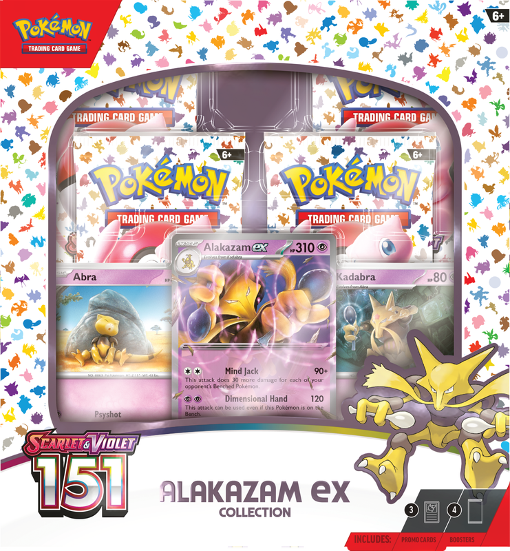 POKEMON SV3.5 151 ALAKAZAM EX COLLECTION (Release Date:  2023-10-06) | The CG Realm