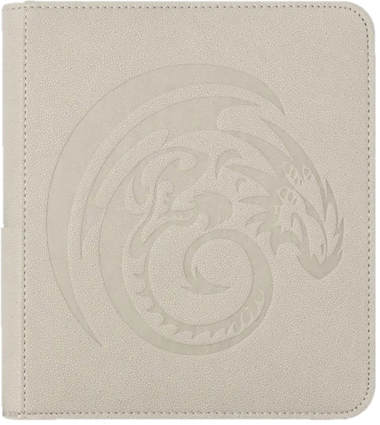 DRAGON SHIELD CARD CODEX ZIPSTER BINDER SML WHITE