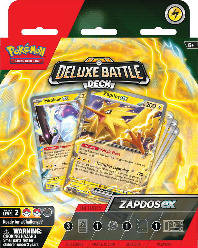 POKEMON DELUXE BATTLE DECKS ZAPDOS EX | The CG Realm