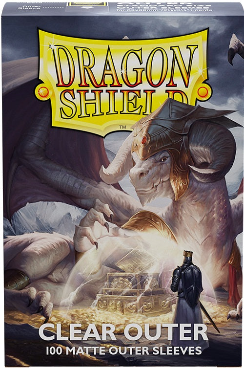 DRAGON SHIELD STANDARD SLEEVES OUTER MATTE CLEAR | The CG Realm