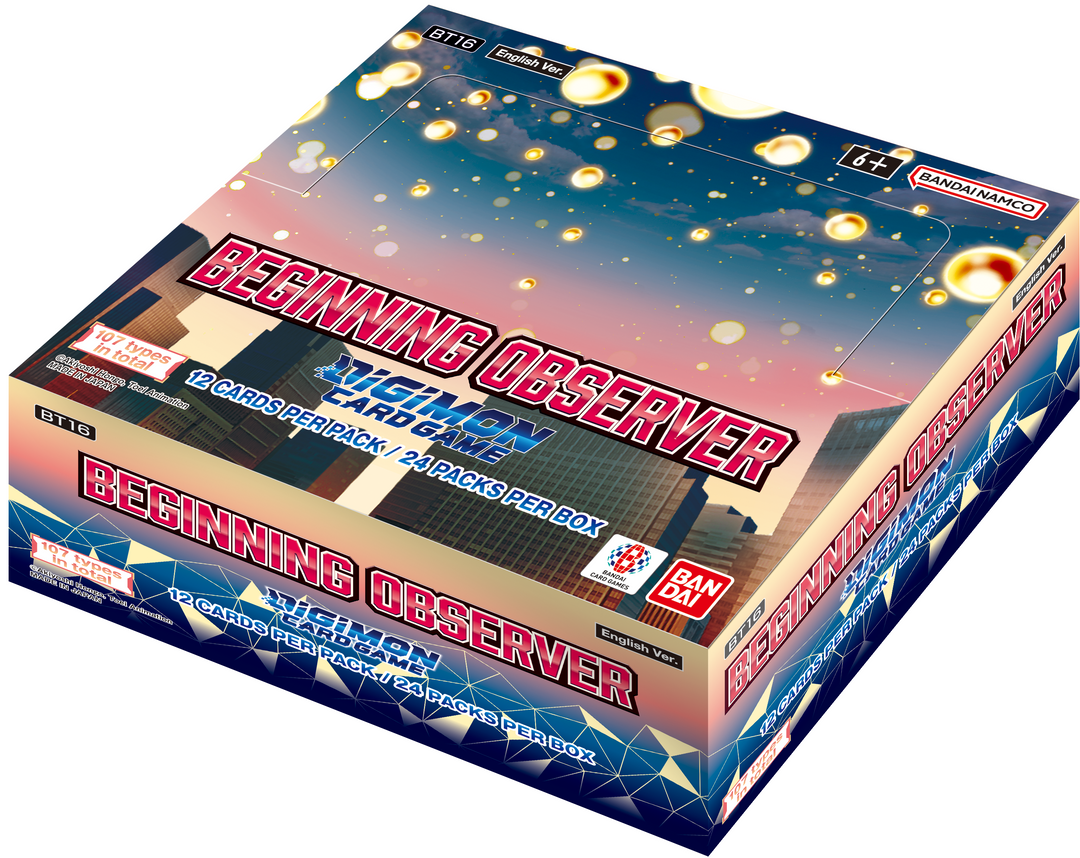 DIGIMON BEGINNING OBSERVER BOOSTER (Release Date:  2024-05-24)