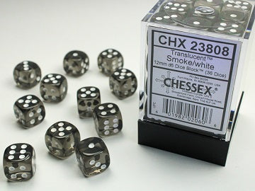 TRANSLUCENT 36D6 SMOKE/WHITE 12MM