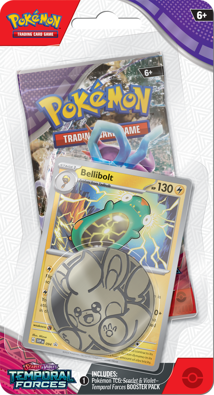 POKEMON SV5 TEMPORAL FORCE CHECKLANE BLISTER (Release Date:  2024-03-22) | The CG Realm