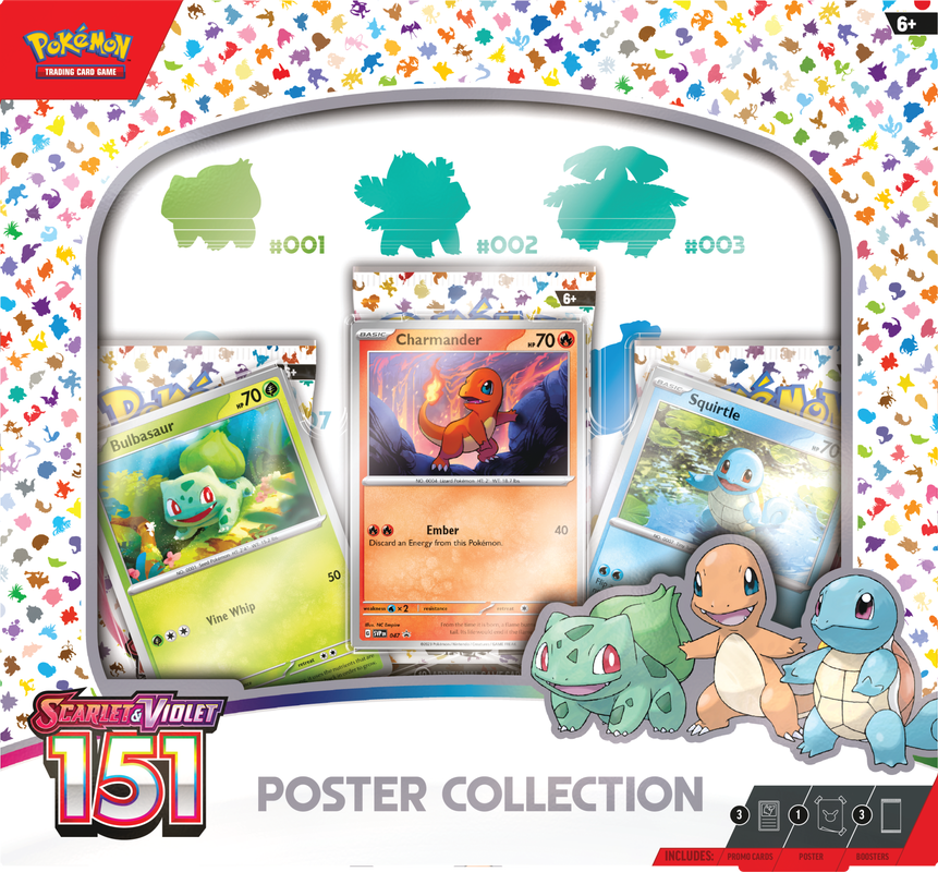 POKEMON SV3.5 151 POSTER COLLECTION (Release Date:  2023-09-22) | The CG Realm