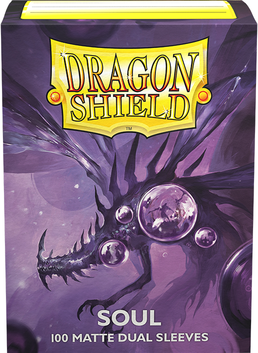 DRAGON SHIELD SLEEVES DUAL MATTE SOUL 100CT | The CG Realm