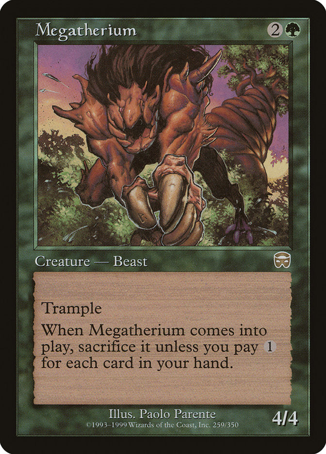Megatherium [Mercadian Masques] | The CG Realm