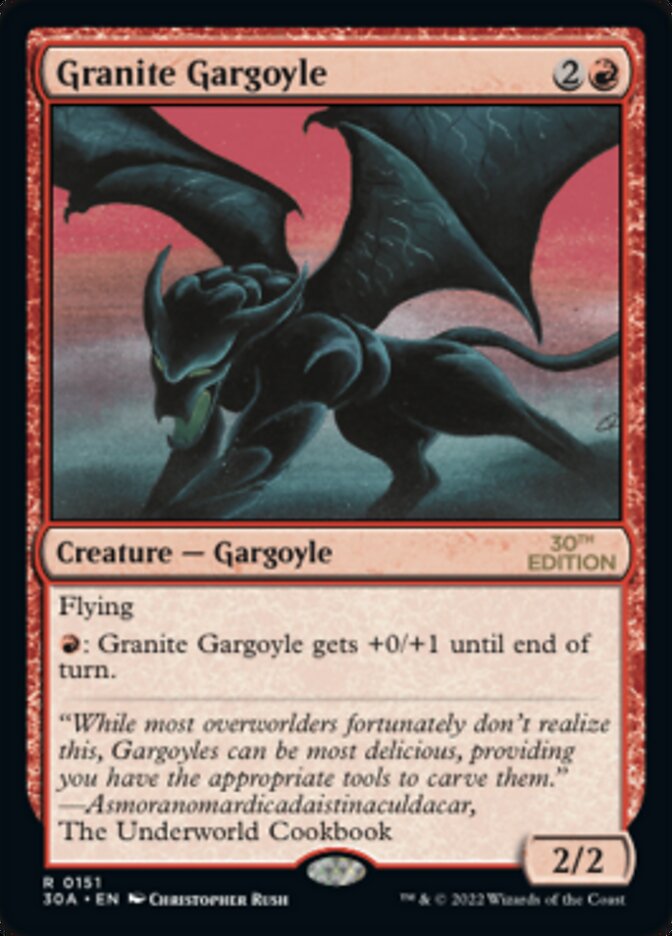 Granite Gargoyle [30th Anniversary Edition] | The CG Realm