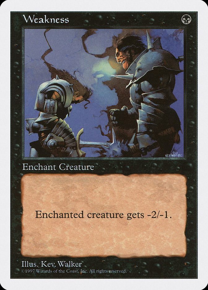 Weakness [Fifth Edition] | The CG Realm