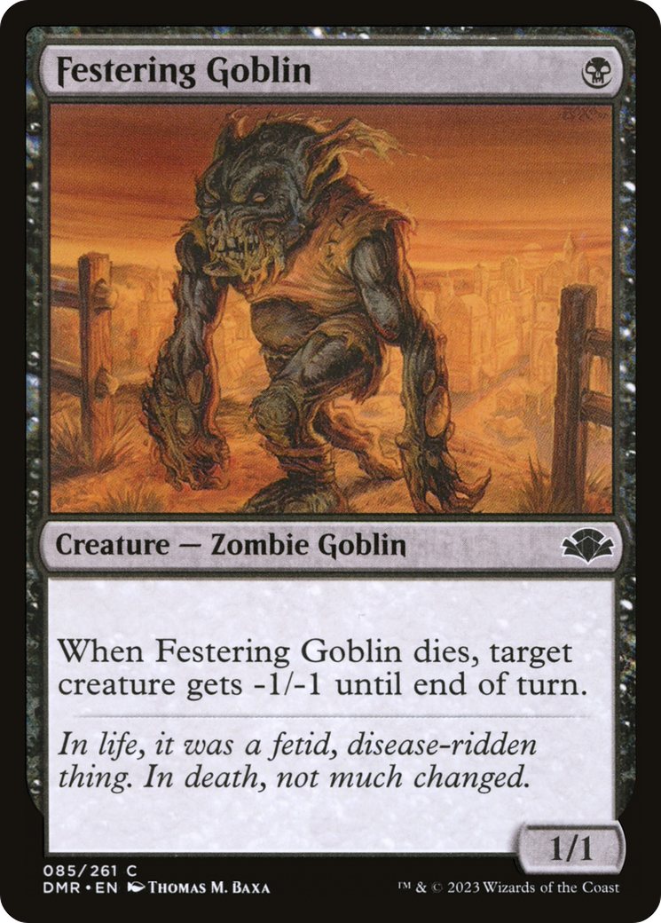 Festering Goblin [Dominaria Remastered] | The CG Realm