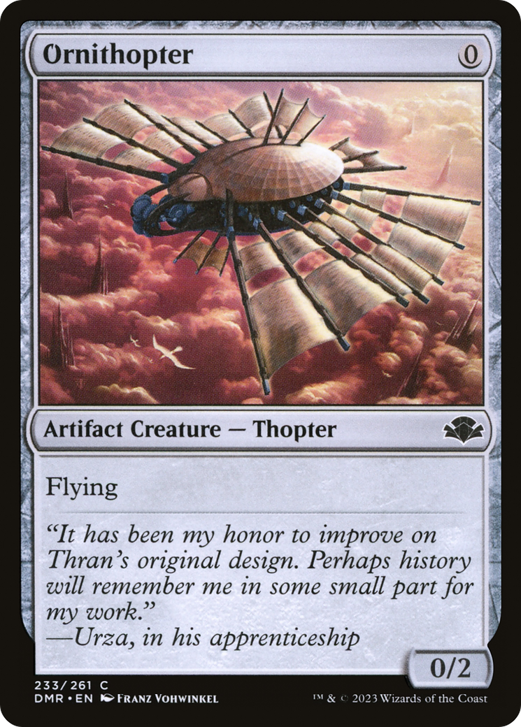 Ornithopter [Dominaria Remastered] | The CG Realm
