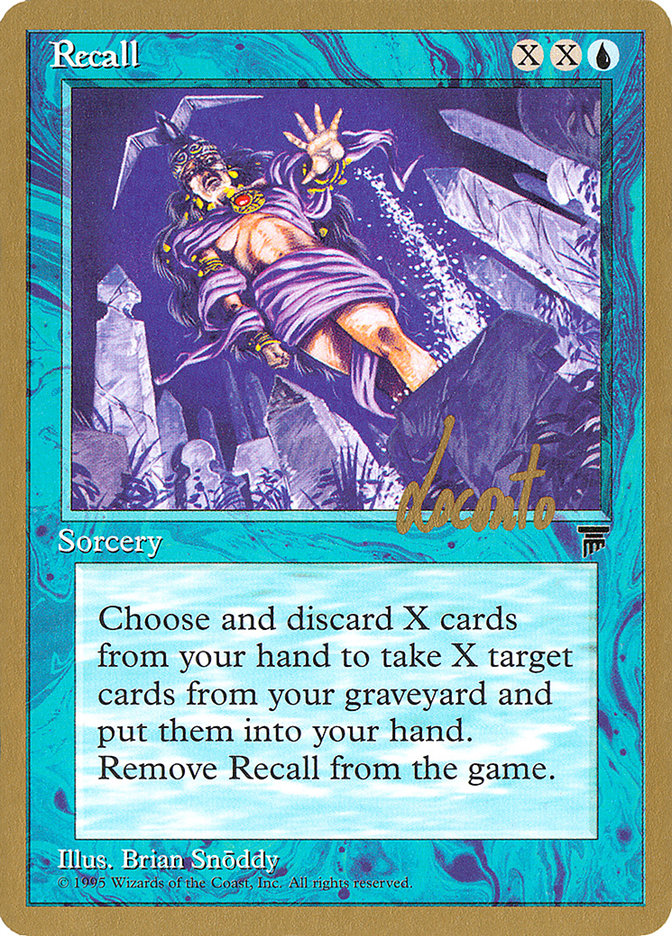 Recall (Michael Loconto) [Pro Tour Collector Set] | The CG Realm