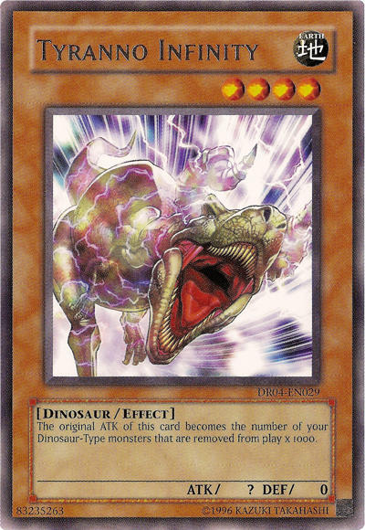 Tyranno Infinity [DR04-EN029] Rare | The CG Realm