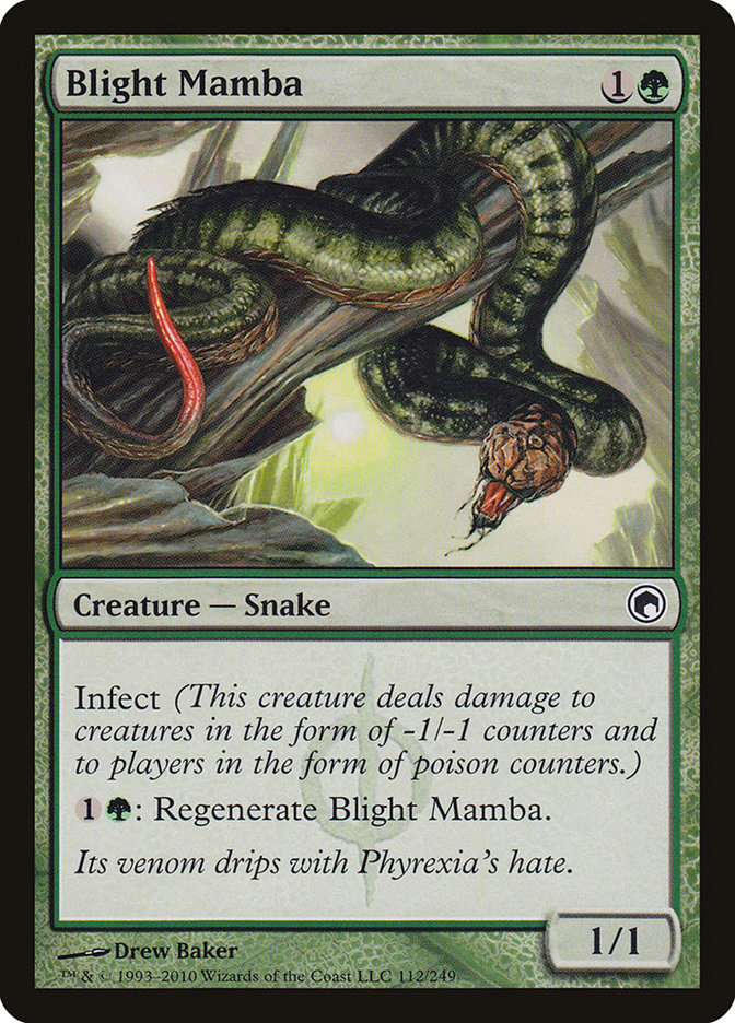 Blight Mamba [Scars of Mirrodin] | The CG Realm