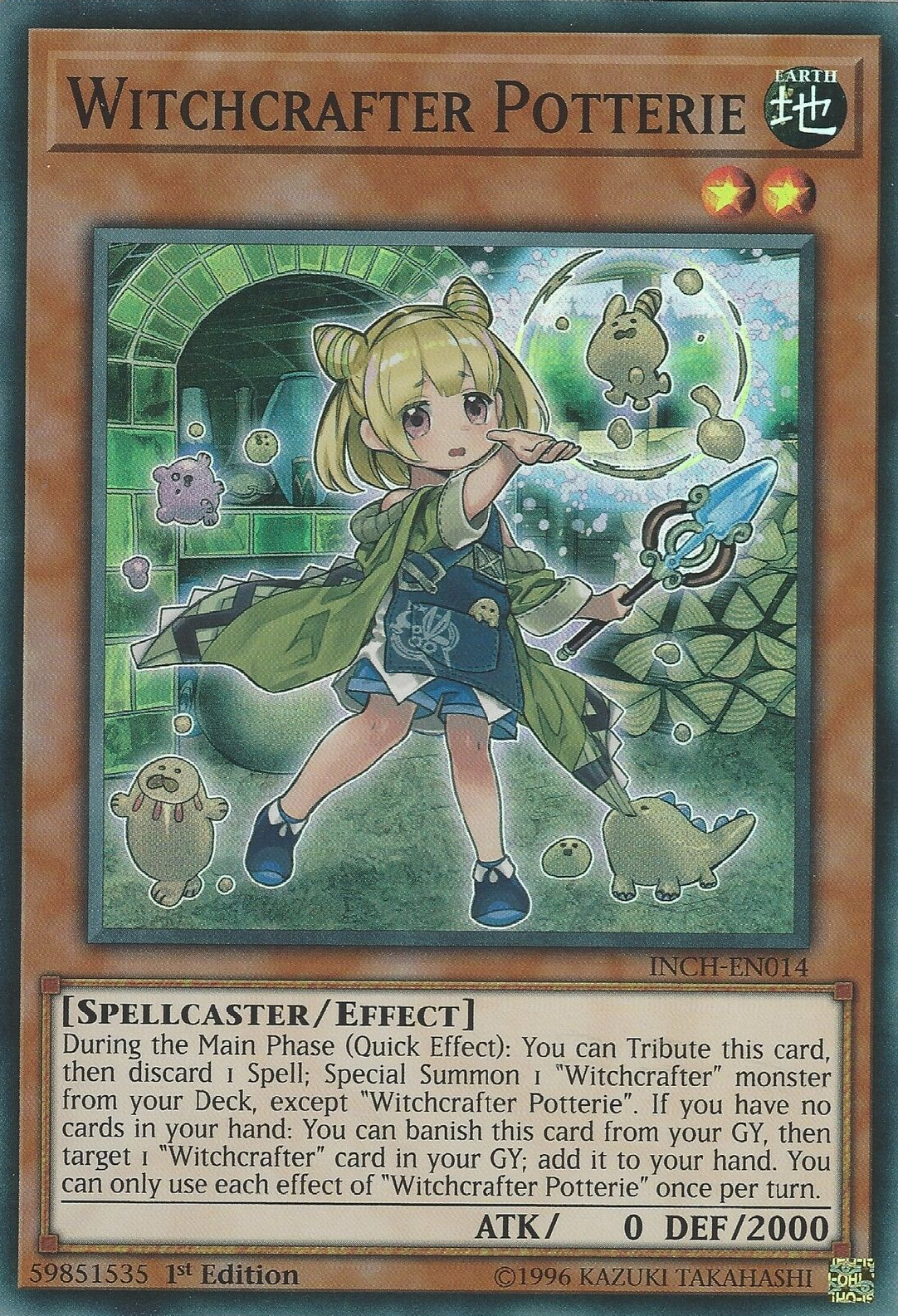 Witchcrafter Potterie [INCH-EN014] Super Rare | The CG Realm