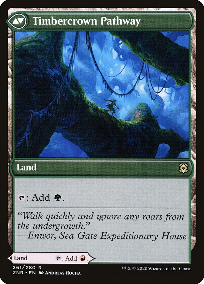 Cragcrown Pathway // Timbercrown Pathway [Zendikar Rising] | The CG Realm
