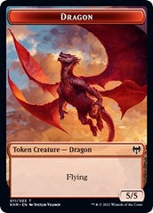 Dragon // Thopter Double-Sided Token [Kaldheim Commander Tokens] | The CG Realm