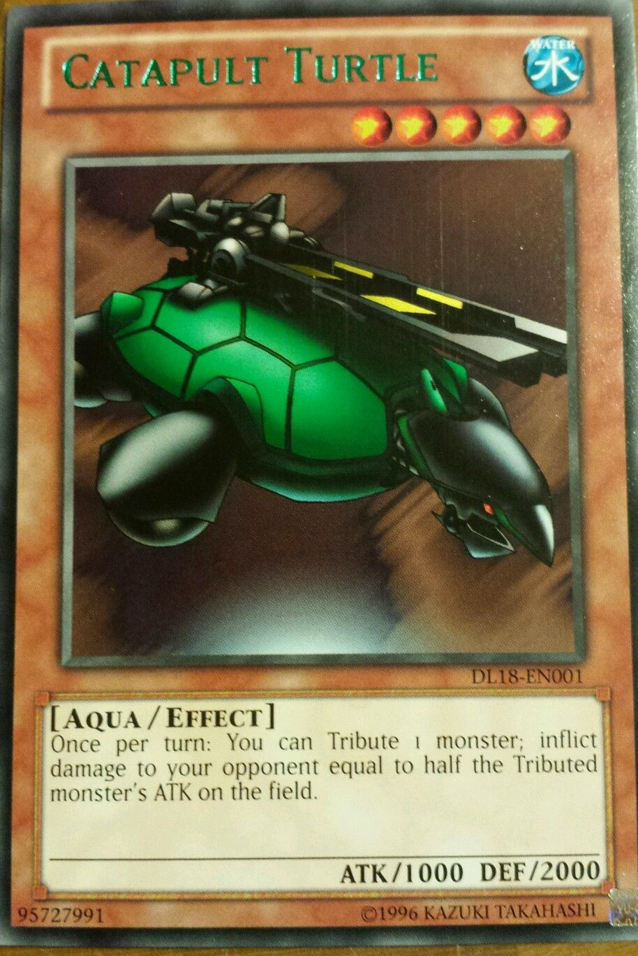 Catapult Turtle (Green) [DL18-EN001] Rare | The CG Realm