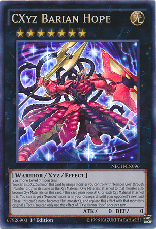 CXyz Barian Hope [NECH-EN096] Super Rare | The CG Realm