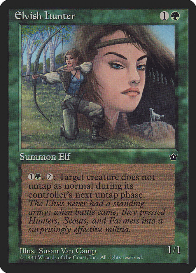 Elvish Hunter (Susan Van Camp) [Fallen Empires] | The CG Realm