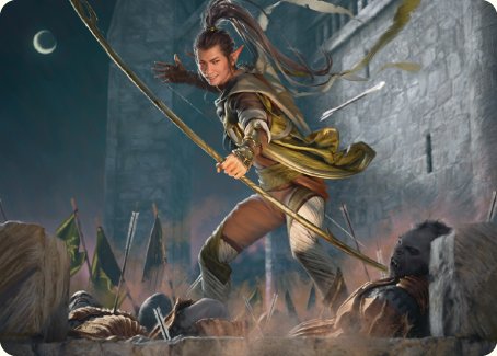 Legolas, Counter of Kills Art Card [The Lord of the Rings: Tales of Middle-earth Art Series] | The CG Realm