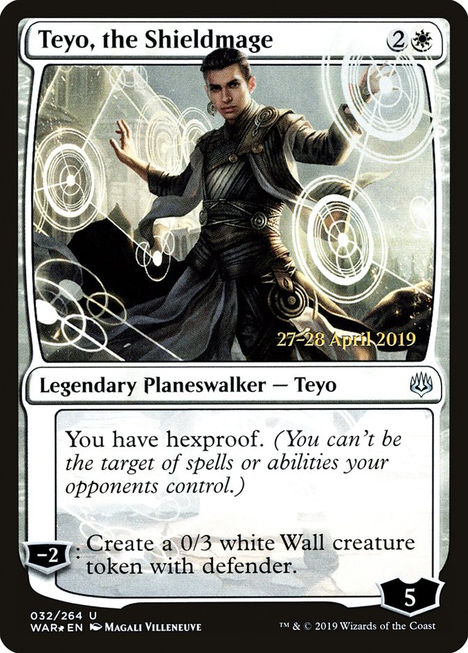 Teyo, the Shieldmage [War of the Spark Prerelease Promos] | The CG Realm