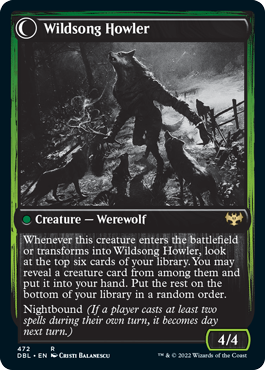 Howlpack Piper // Wildsong Howler [Innistrad: Double Feature] | The CG Realm