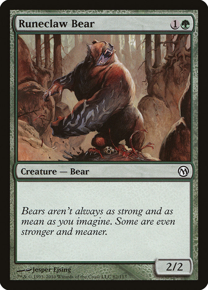 Runeclaw Bear [Duels of the Planeswalkers] | The CG Realm