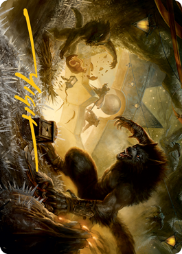 Storm the Festival Art Card (Gold-Stamped Signature) [Innistrad: Midnight Hunt Art Series] | The CG Realm