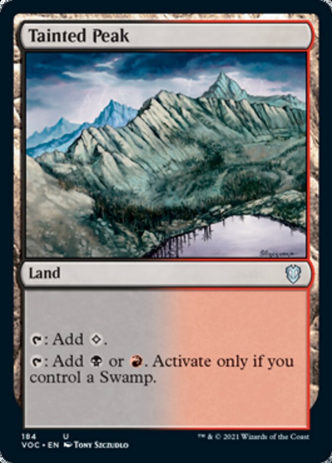 Tainted Peak [Innistrad: Crimson Vow Commander] | The CG Realm