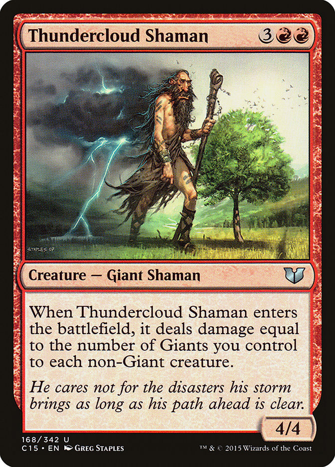 Thundercloud Shaman [Commander 2015] | The CG Realm