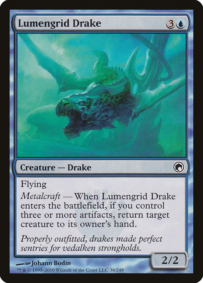 Lumengrid Drake [Scars of Mirrodin] | The CG Realm