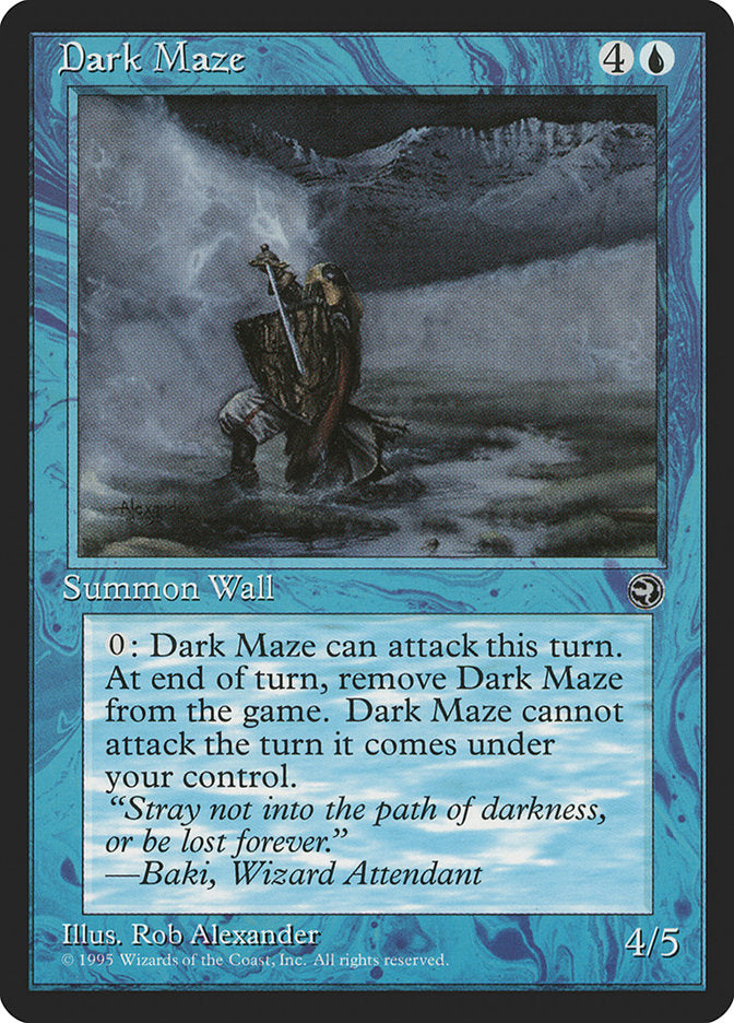 Dark Maze (Baki Flavor Text) [Homelands] | The CG Realm