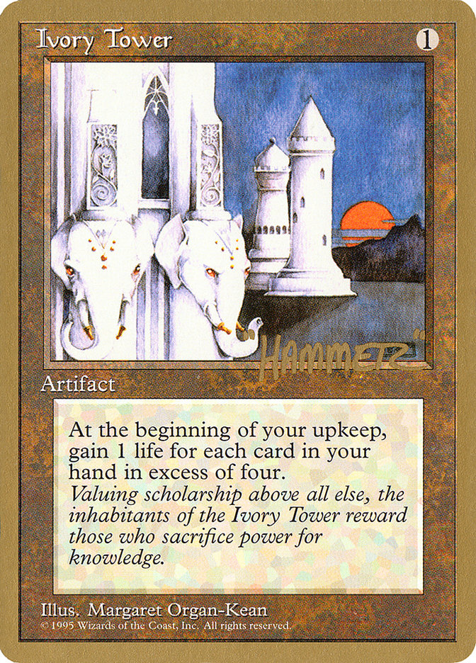 Ivory Tower (Shawn "Hammer" Regnier) [Pro Tour Collector Set] | The CG Realm
