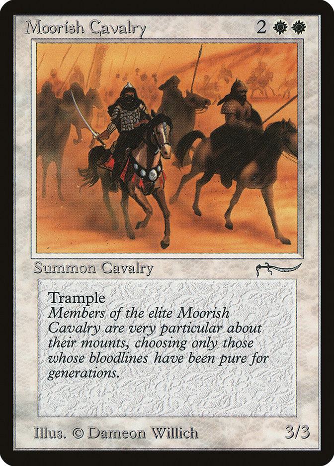 Moorish Cavalry (Light Mana Cost) [Arabian Nights] | The CG Realm