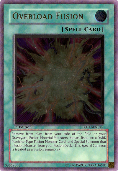 Overload Fusion [POTD-EN042] Ultimate Rare | The CG Realm