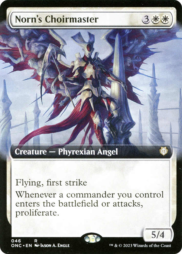 Norn's Choirmaster (Extended Art) [Phyrexia: All Will Be One Commander] | The CG Realm