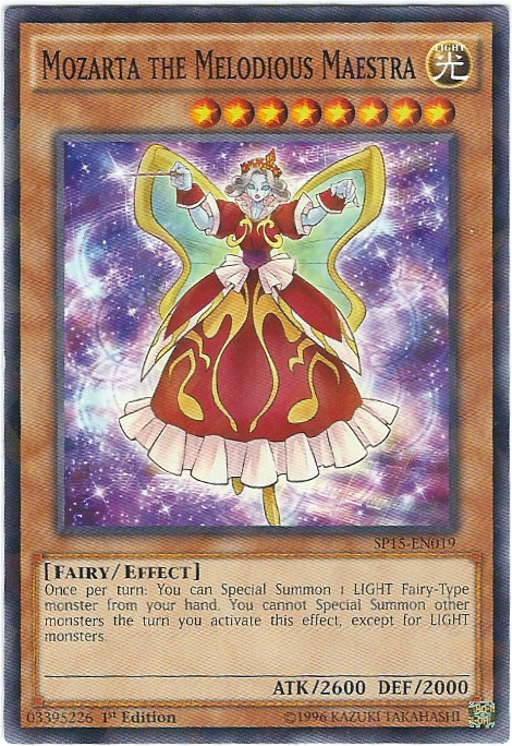 Mozarta the Melodious Maestra [SP15-EN019] Shatterfoil Rare | The CG Realm