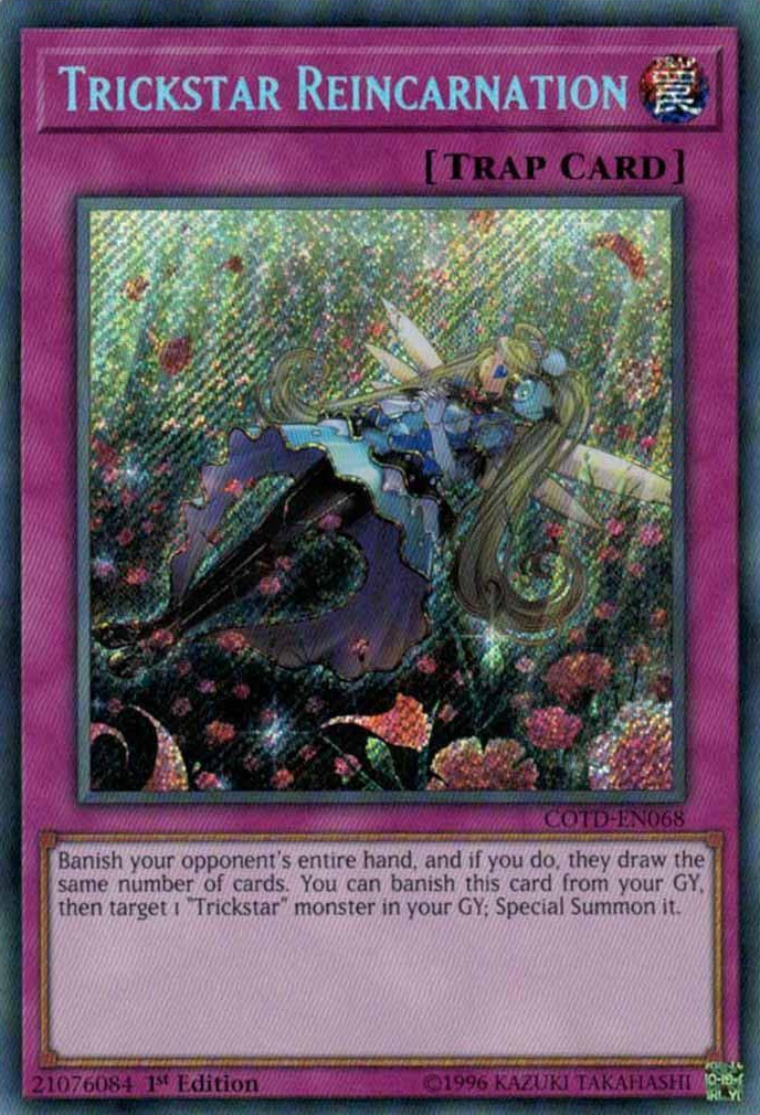 Trickstar Reincarnation [COTD-EN068] Secret Rare | The CG Realm