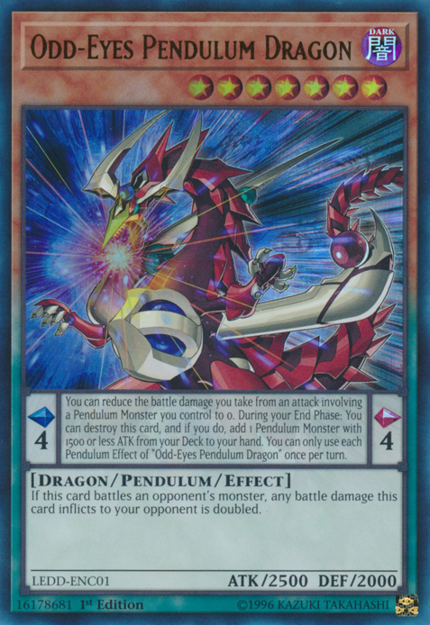 Odd-Eyes Pendulum Dragon [LEDD-ENC01] Ultra Rare | The CG Realm