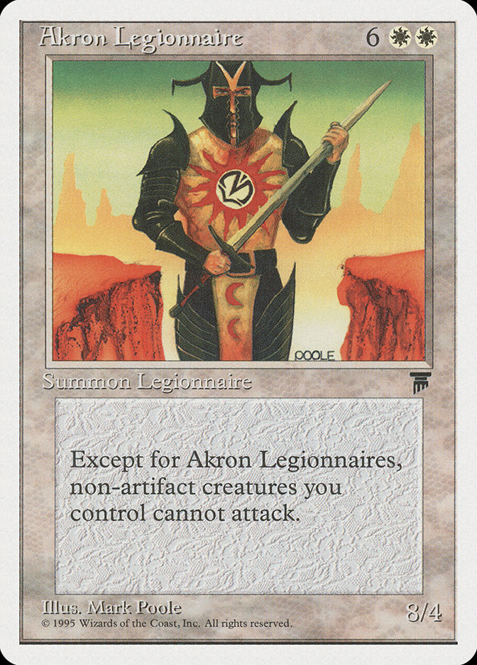 Akron Legionnaire [Chronicles] | The CG Realm
