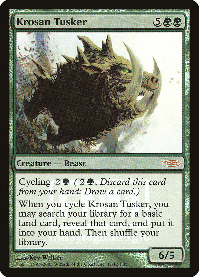 Krosan Tusker [Friday Night Magic 2003] | The CG Realm