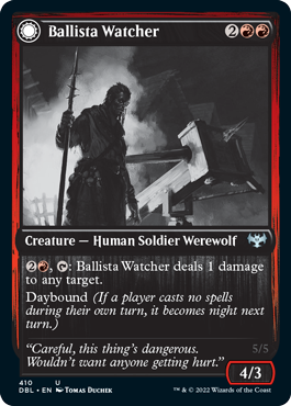 Ballista Watcher (DBL-410) - Innistrad: Double Feature: (Double Faced Transform)