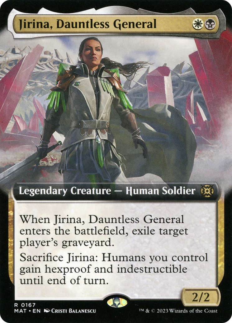 Jirina, Dauntless General (Extended Art) [March of the Machine: The Aftermath] | The CG Realm